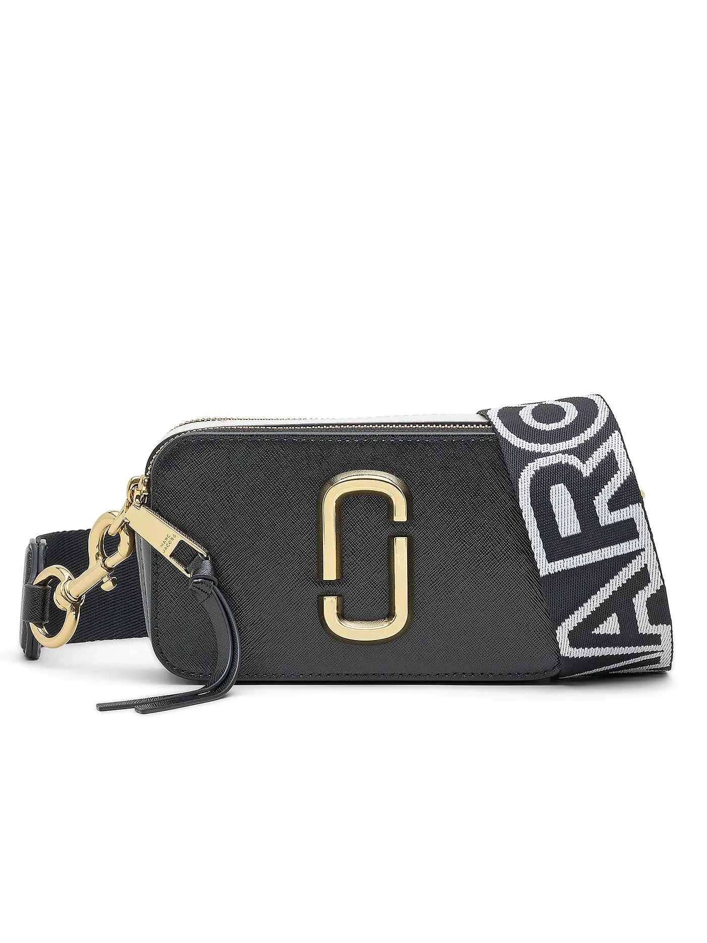 MARC JACOBS | Ledertasche - Mini Bag THE SNAPSHOT | schwarz